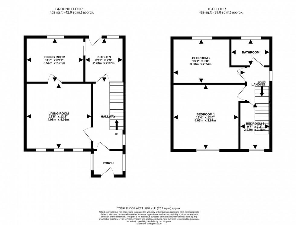 Floorplan for Froda Avenue, Frodsham, WA6