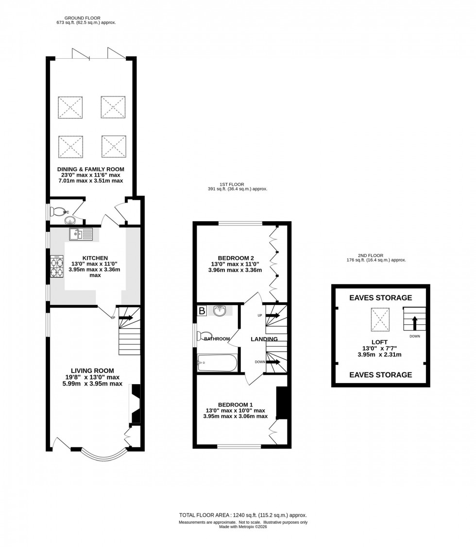 Floorplan for Mobberley Road, Knutsford, WA16