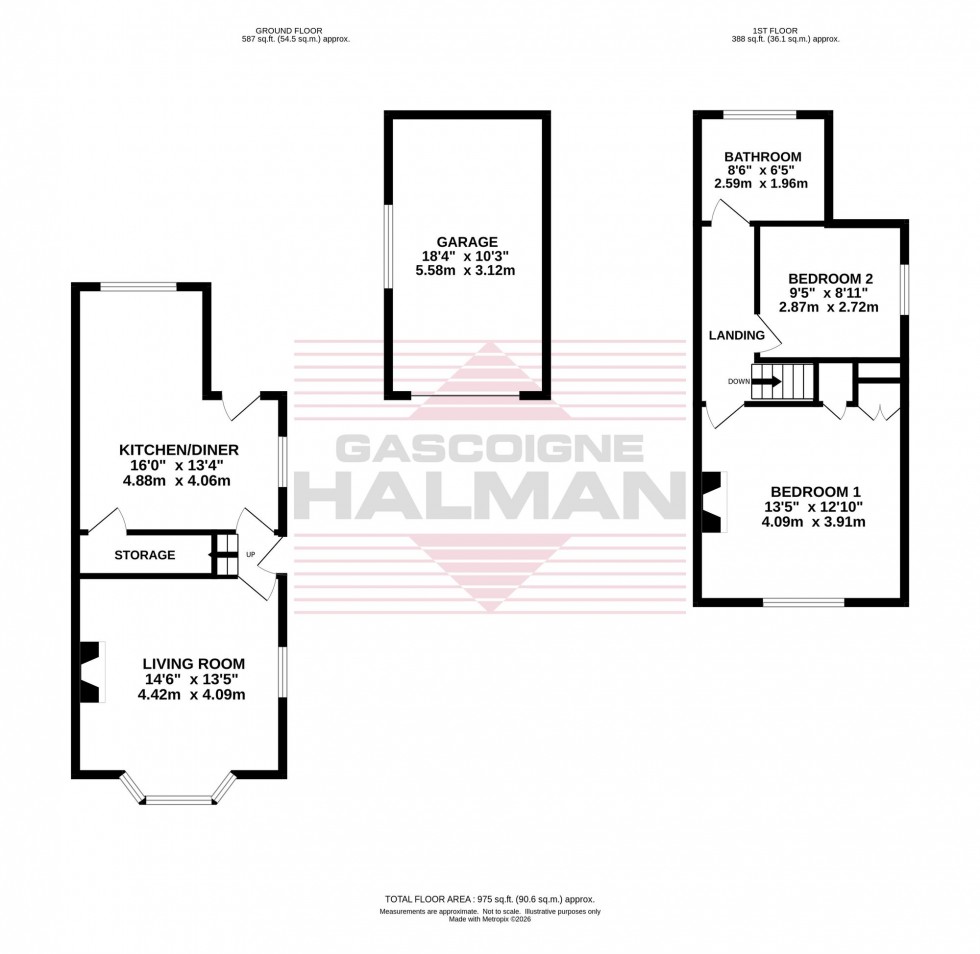 Floorplan for Grove Lane, Cheadle Hulme, SK8