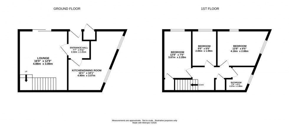 Floorplan for Quayside Way, Macclesfield, SK11