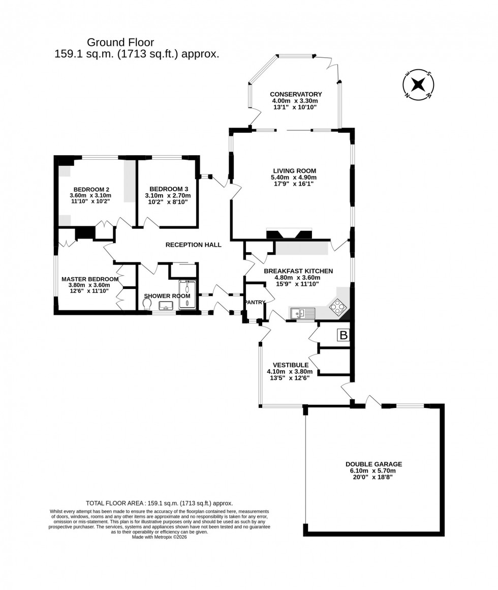 Floorplan for Saddlers Wells, Bunbury, CW6