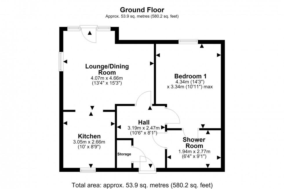 Floorplan for Cable Drive, Helsby, WA6