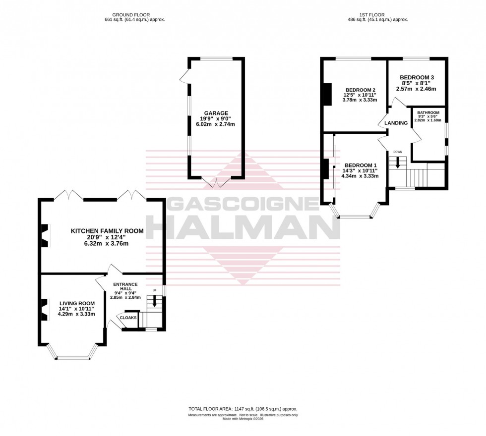 Floorplan for Tideswell Road, Hazel Grove, SK7