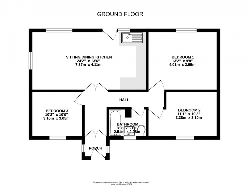 Floorplan for Station Road, Chinley, SK23