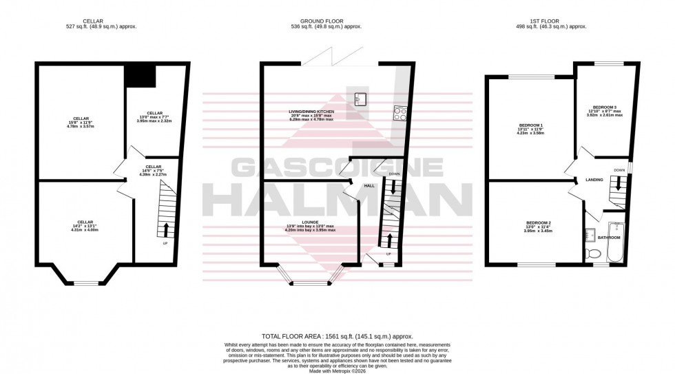 Floorplan for Edgeley Road, Stockport, SK3