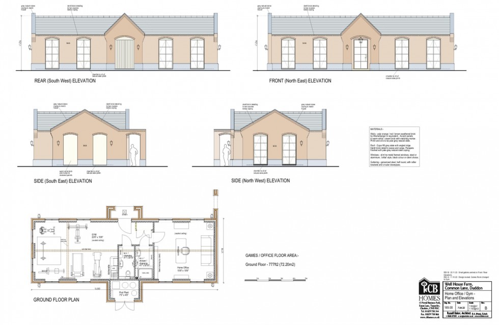 Floorplan for Duddon Common, Duddon, CW6