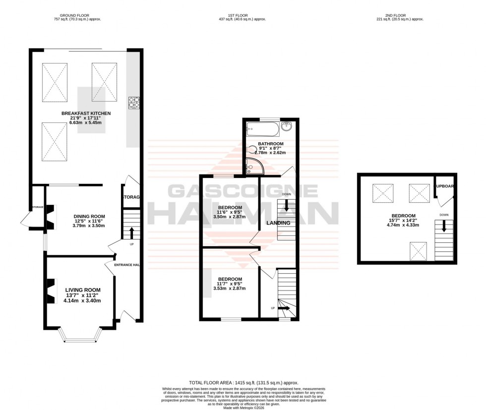 Floorplan for Talbot Road, Sale, M33