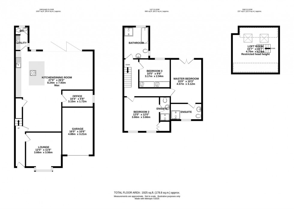 Floorplan for Macclesfield Road, Prestbury, SK10