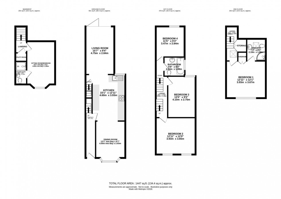Floorplan for Leopold Avenue, West Didsbury, M20