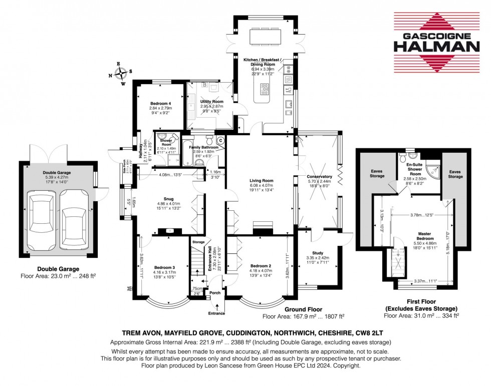 Floorplan for Mayfield Grove, Cuddington, CW8