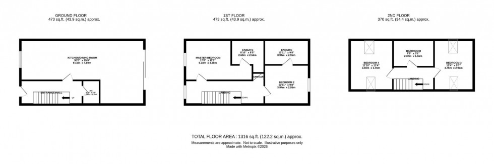 Floorplan for Birtles Road, Macclesfield, SK10
