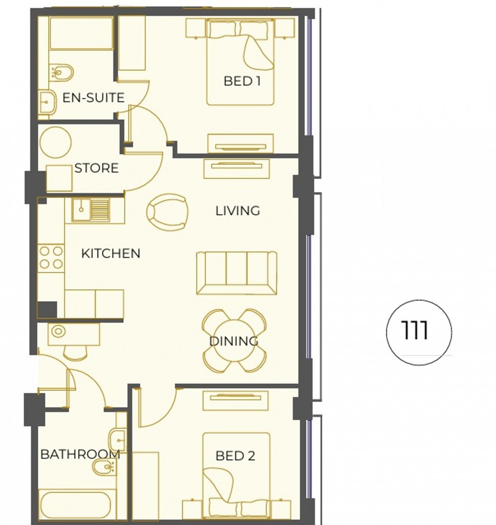 Floorplan for Washway Road, Sale Point, M33