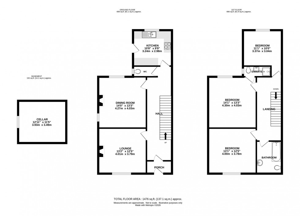Floorplan for Burrfields Road, Chapel-En-Le-Frith, SK23