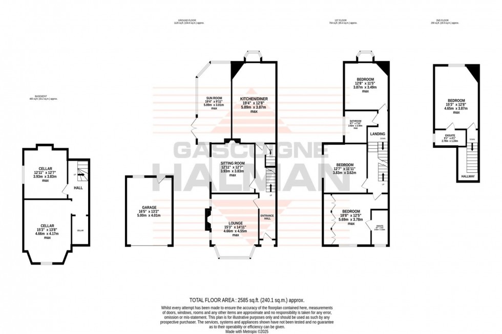 Floorplan for Albert Road, Sale, M33