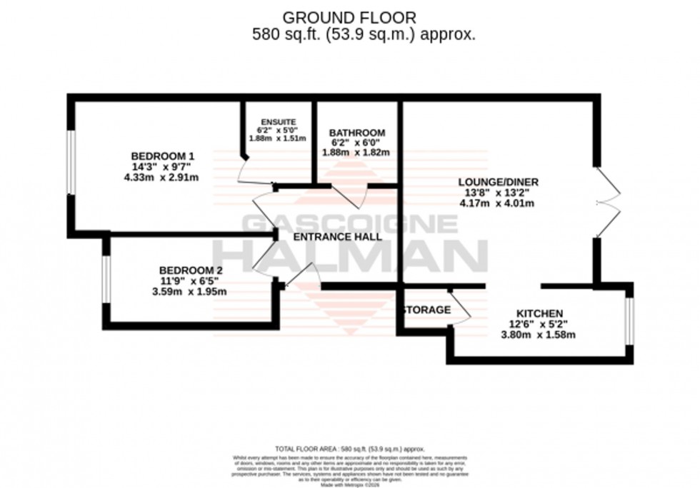 Floorplan for Chapel Road, Sale, M33