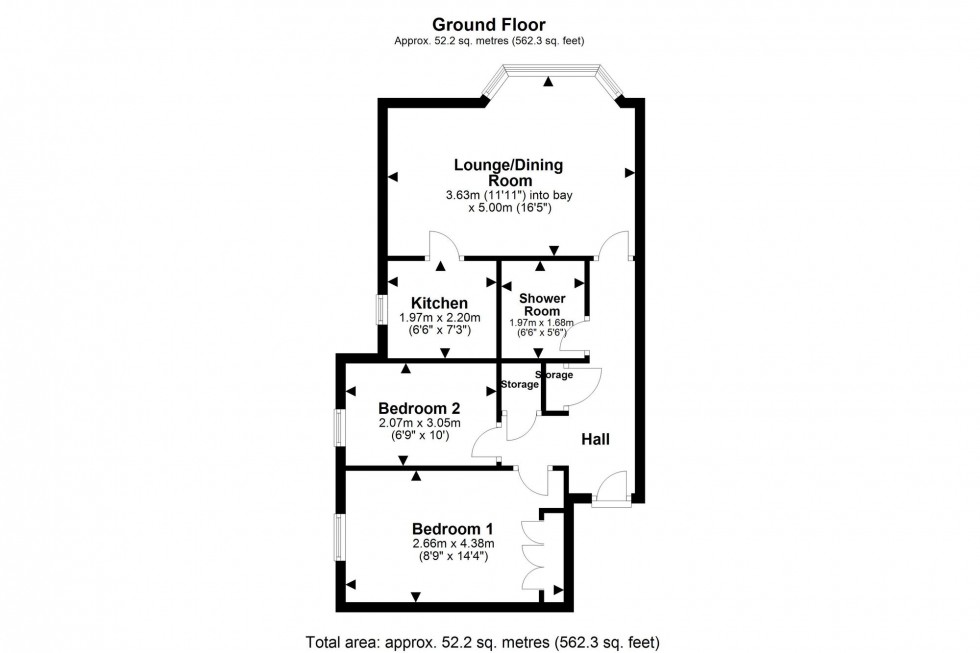 Floorplan for Lower Robin Hood Lane, Helsby, WA6