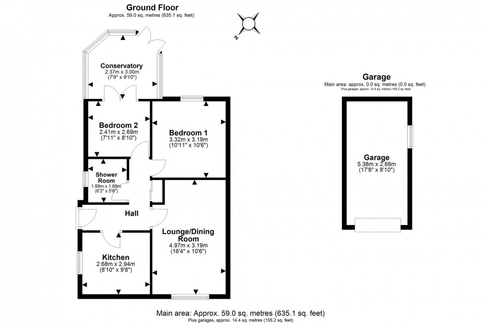 Floorplan for Plovers Lane, Helsby, WA6