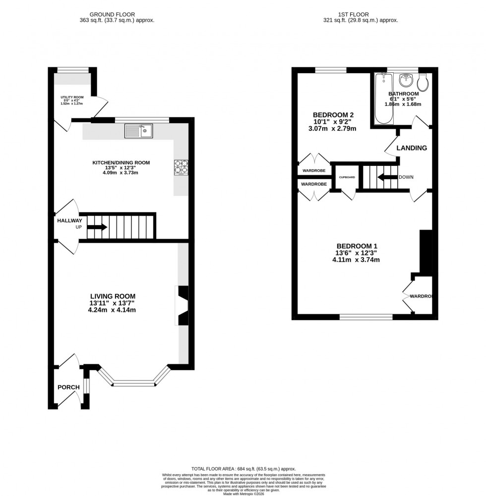 Floorplan for South Oak Lane, Wilmslow, SK9
