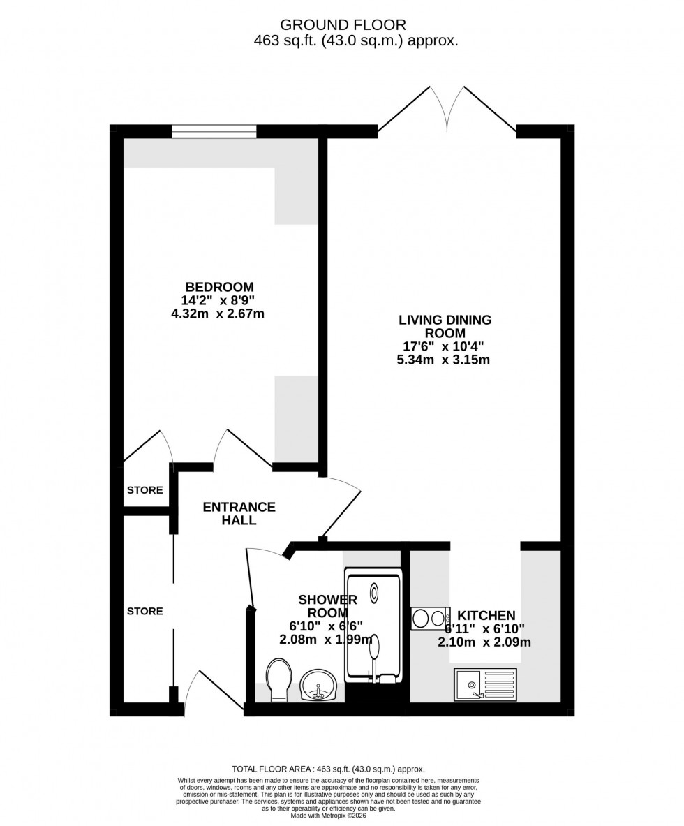 Floorplan for Victoria Road, Wilmslow, SK9