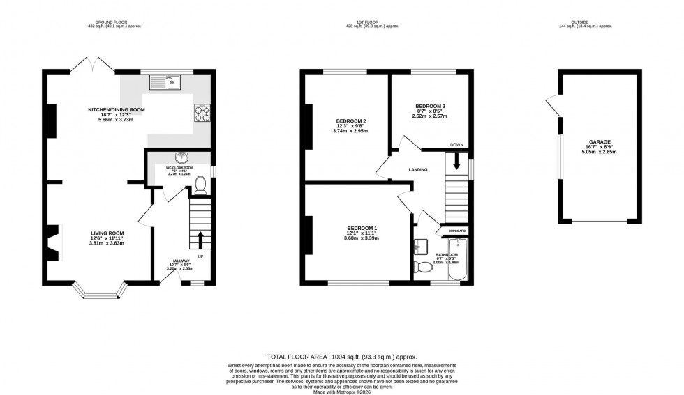 Floorplan for Lacey Green, Wilmslow, SK9