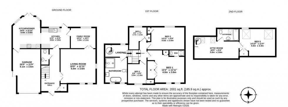 Floorplan for Apsley Grove, Bowdon, WA14