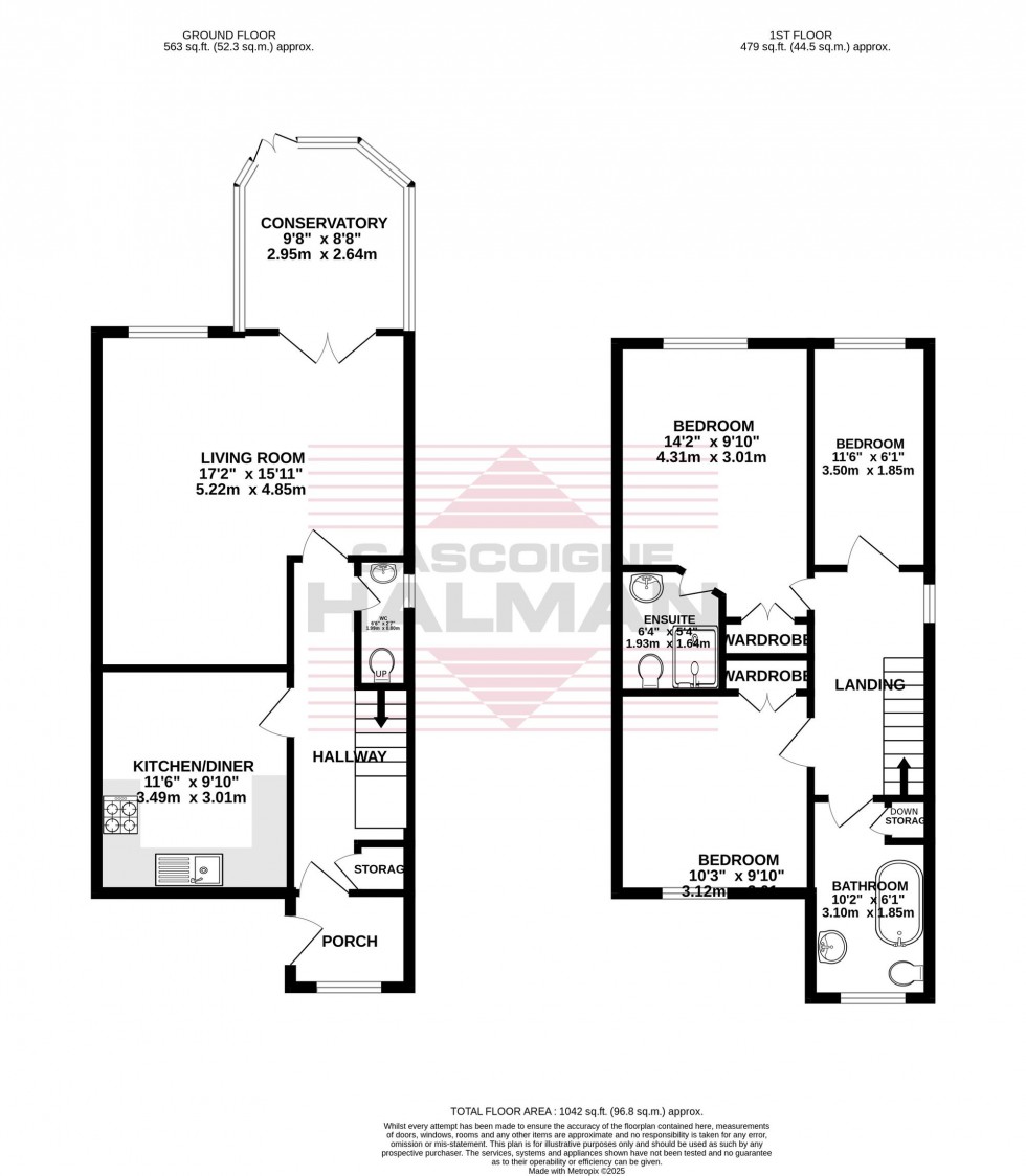 Floorplan for Rosewood Gardens, Gatley, SK8
