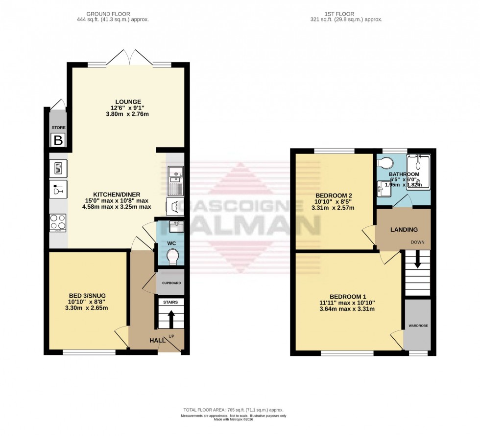 Floorplan for Mount Street, Glossop, SK13