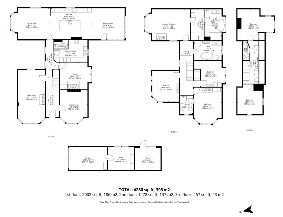 Floorplan for Walton Road, Stockton Heath, WA4