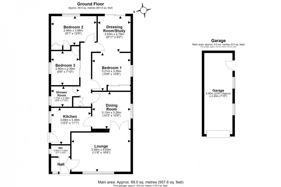 Floorplan for Bracken Way, Frodsham, WA6