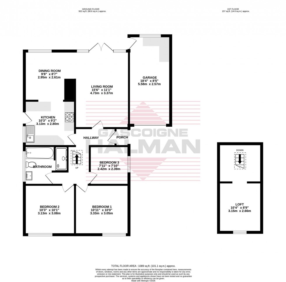 Floorplan for Rydal Close, Gatley, SK8